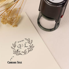 Custom Wedding Stamp Set - Self Inking Stamps for Invitations & Labels