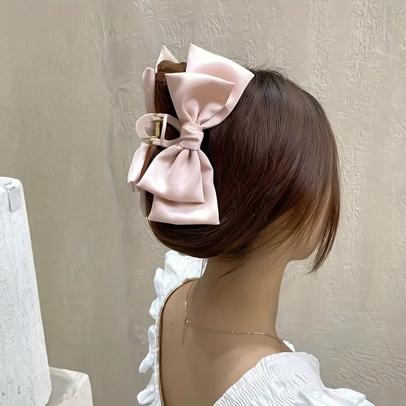 Bow Knot Hair Claw Shark Claw Hair Accessories For Girls Women