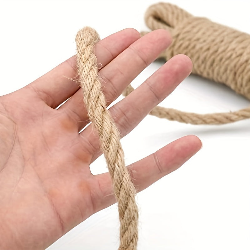 10mm Jute Hemp Rope 33 Feet Craft Twine DIY Arts Crafts Gift Packing