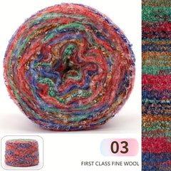 Gradient Mohair Coil Wire Wool Blend for DIY Knitting Crocheting