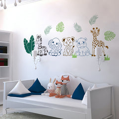 3pc PET Hollow Out Painting Stencils - Forest Animal Theme