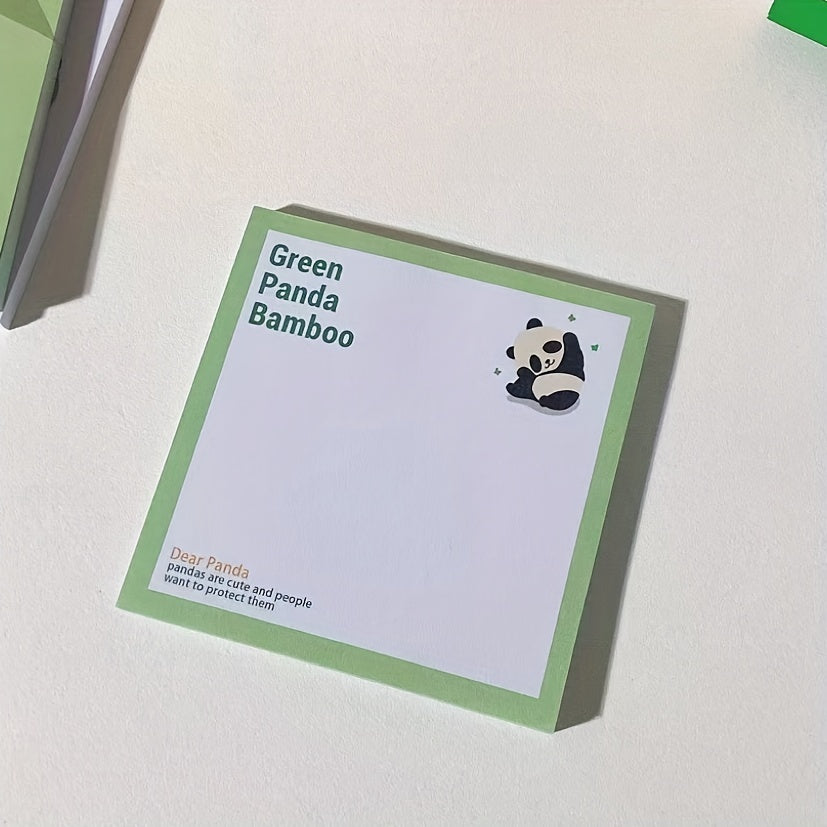 Panda Sticky Note Memo Pad 50 Pages Creative Square For Office Study Home Decor