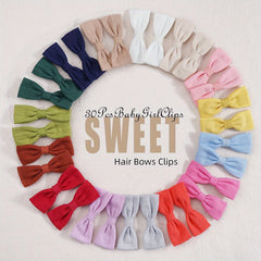 Small Bow Hair Clip For Baby Girls