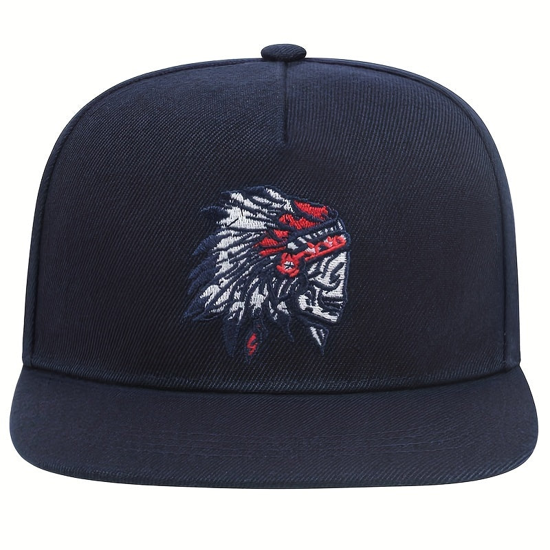 Indians Embroidered Men's Hip Hop Hat
