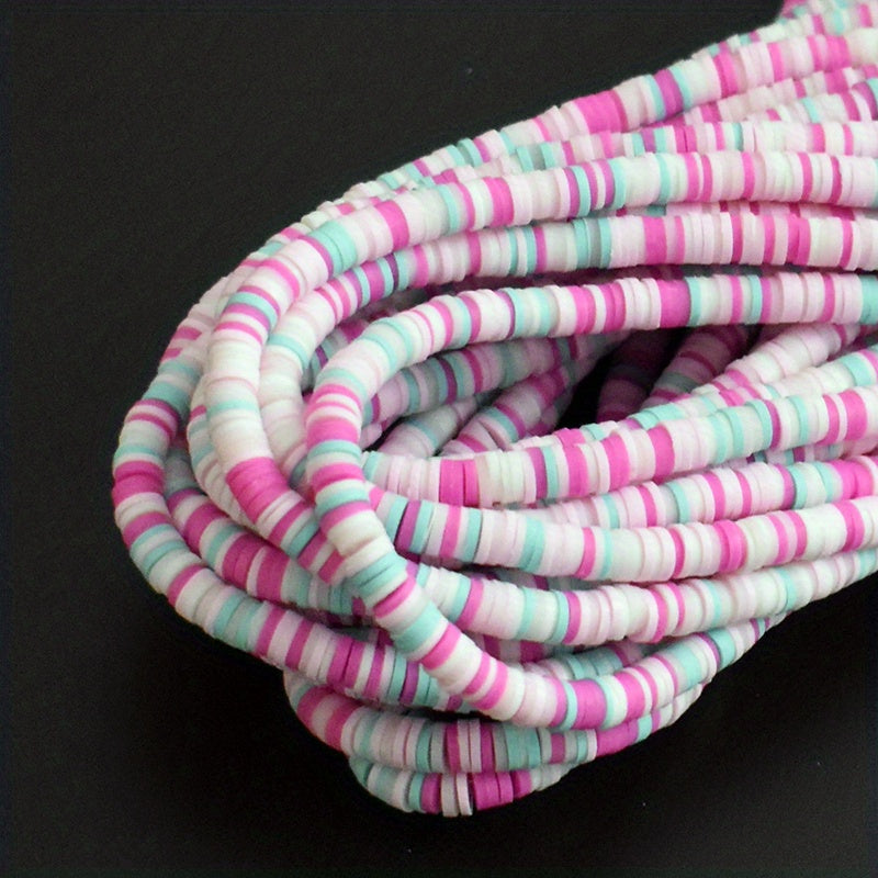 7mm Soft Ceramic Beads for Bracelets Necklaces Mixed Women's Accessories