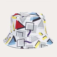 3D Print Double-sided Bucket Hat Summer Beach Sunshade Hat