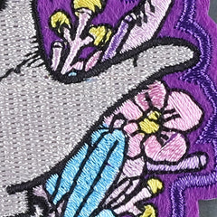 2pcs Embroidered Palm Patch Ironing Cloth Stickers