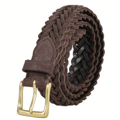  Braided Leather Belt for Women