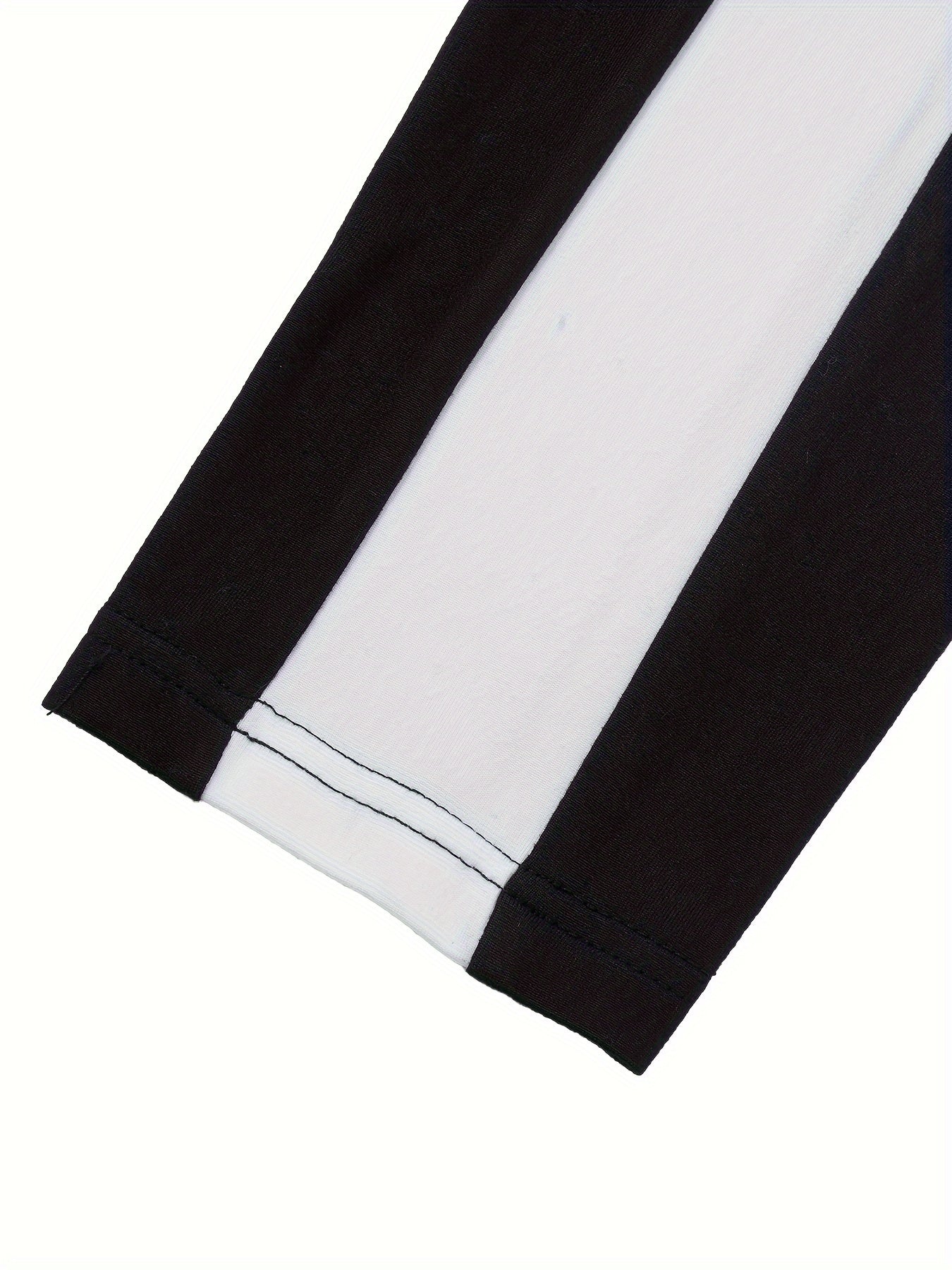  Colorblock Long Sleeve Top & Pants Set