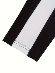  Colorblock Long Sleeve Top & Pants Set