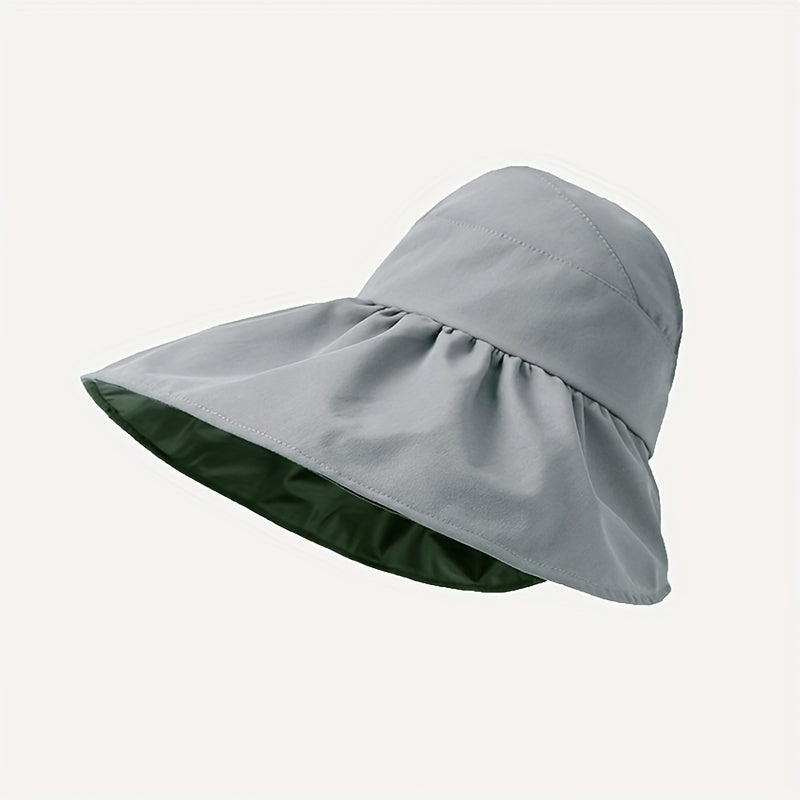 Packable Sun Hat Wide Brim UV Protection Bucket Hat