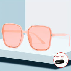 Large Square Sunglasses For Women Men Gradient Glasses UV400