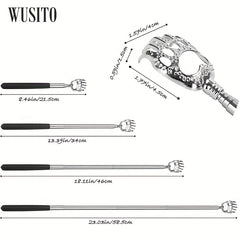 2 Pack Extendable Bear Claw Back Scratcher With Gift Bag - Stocking Stuffers