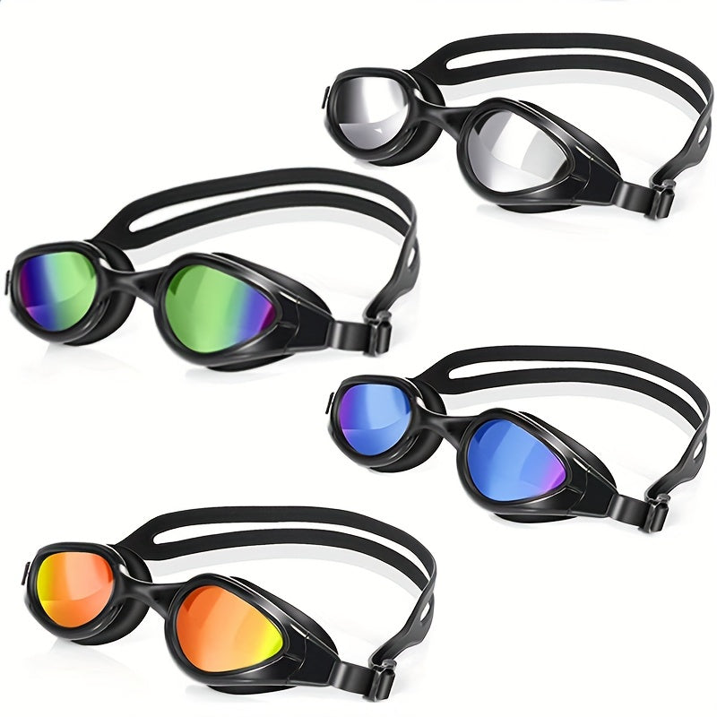 Unisex Swimming Goggles Adult Soft Silicone Non Leaking Anti Fog UV Protection