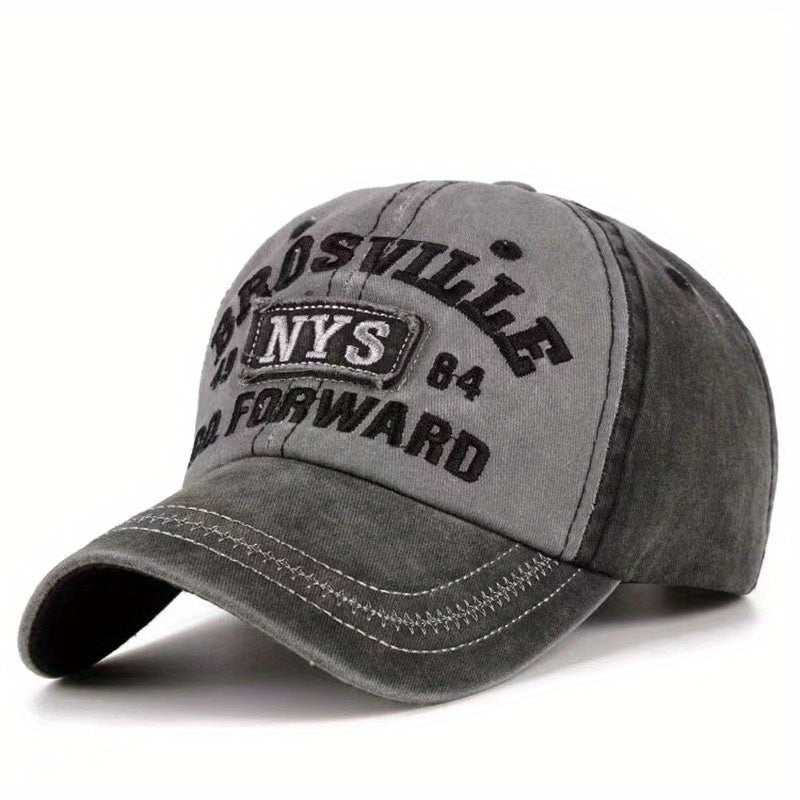 Flying Edge Patch Cloth 3D Letter Baseball Cap Old Fashioned Sun Hat