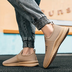 Men's Knit Slip On Casual Shoes Soft Sole Sneakers