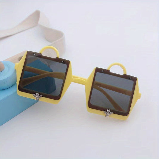 Cartoon Bee Backpack PC Sunglasses UV400 Protection