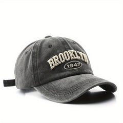 Brooklyn Embroidered Baseball Cap - Unisex