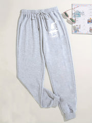  Halloween Pumpkin Print Fitness Pants