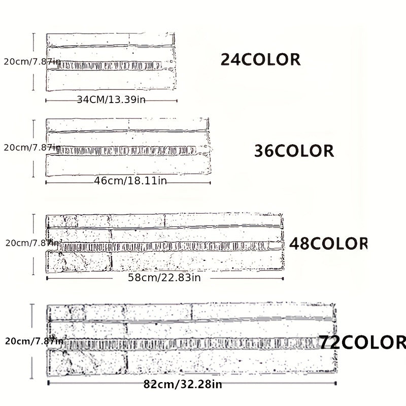 72 48 24 Oily Pencil Set With Rubber And Sharpener