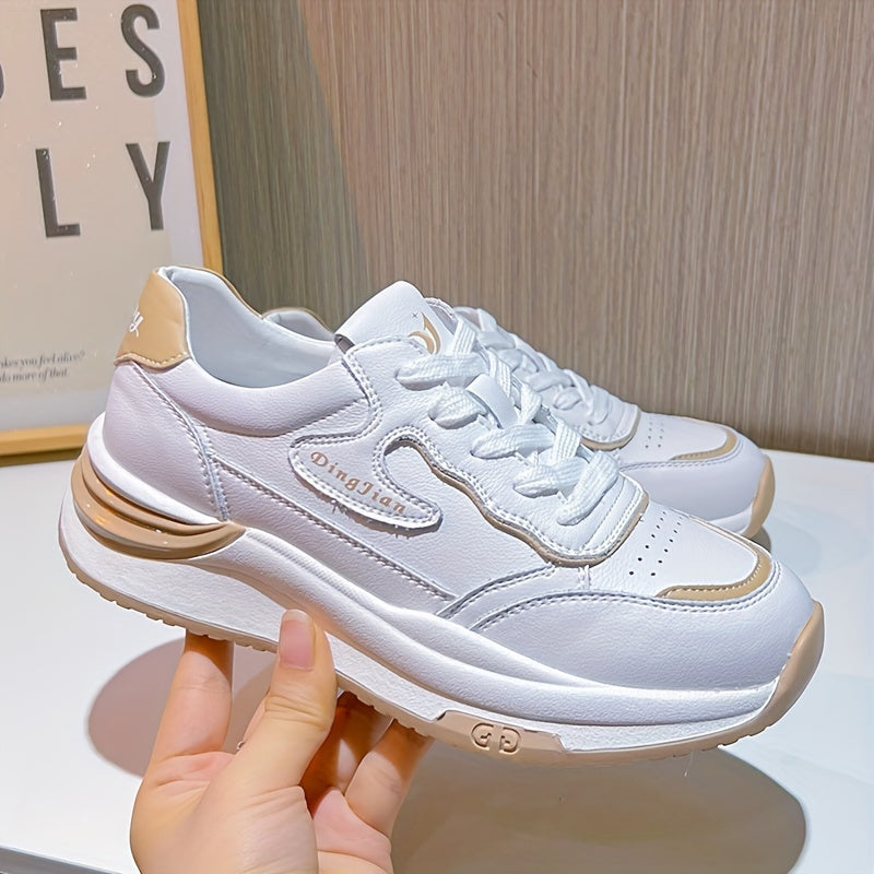 Women's Non-slip Thick Bottom Running Shoes Breathable Outdoor Sneakers