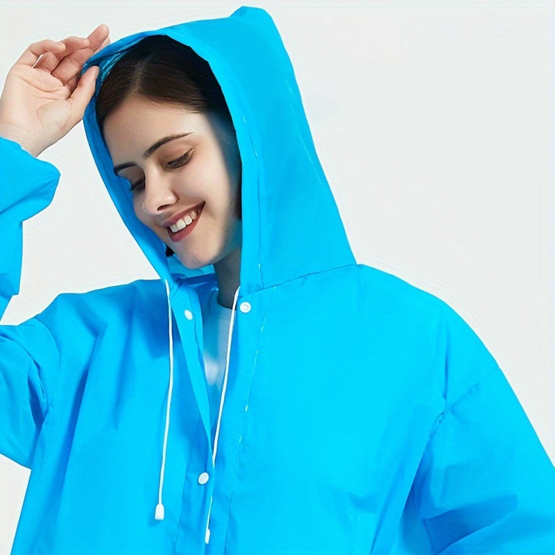 1pc Disposable Raincoat Portable Thickened Men's And Women's Raincoat