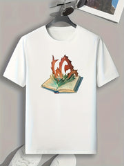 Men's Printed Graphic T-Shirt for Summer