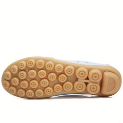 Women's Cross Strap Flat Loafers Hollow Out Slip On Shoes
