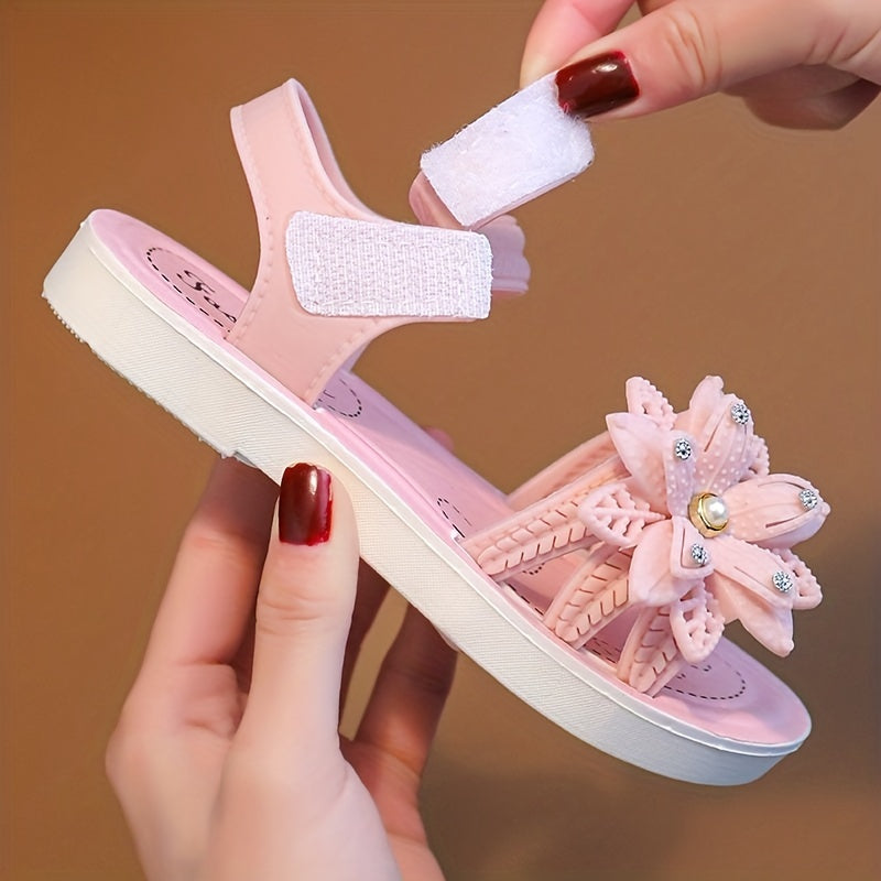 Girls Breathable Open Toe Sandals Lightweight Anti Slip Comfort Sandals