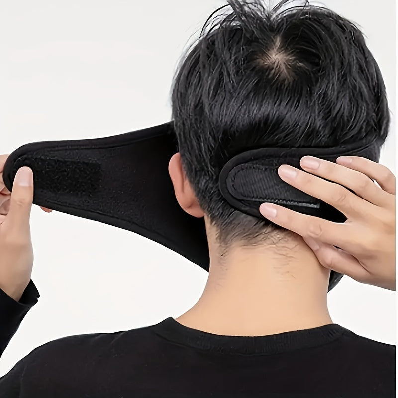 Warm Face Mask Polar Fleece Windproof Goggles Anti-fog Mas