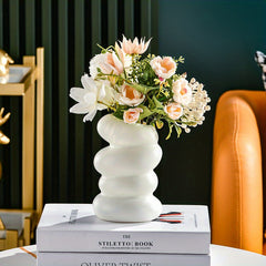 Nordic Style Spiral Vase Creative Flower Arrangement Container