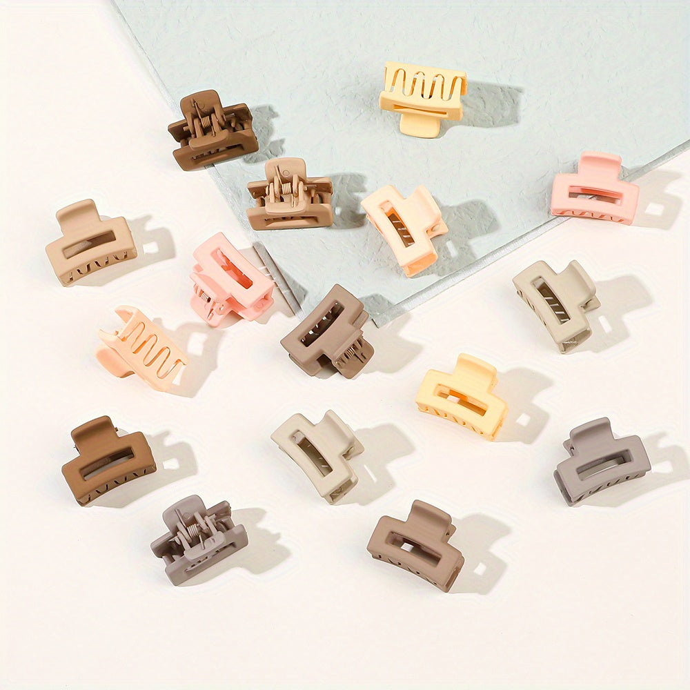 Rectangle Mixed Hair Grab Hair Claw Bangs Clip for Girls
