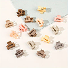 Rectangle Mixed Hair Grab Hair Claw Bangs Clip for Girls
