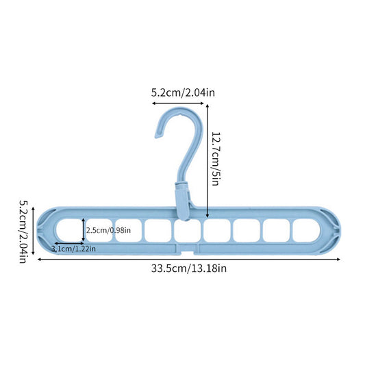 Space-Saving Clothes Hanger for Clothing Stores