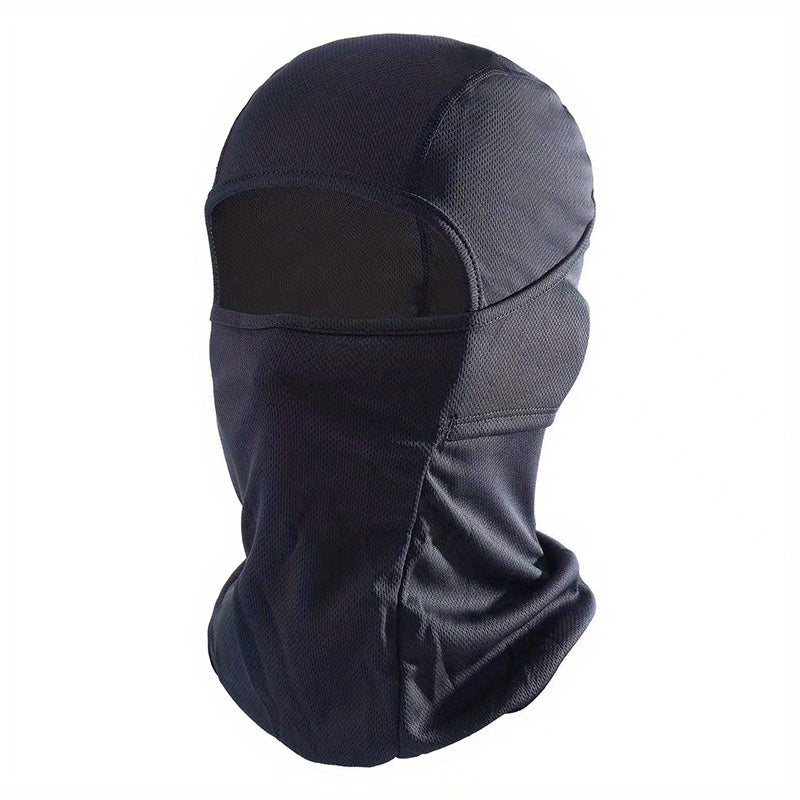 Distressed Windproof Knitted Balaclava for Outdoor Activities