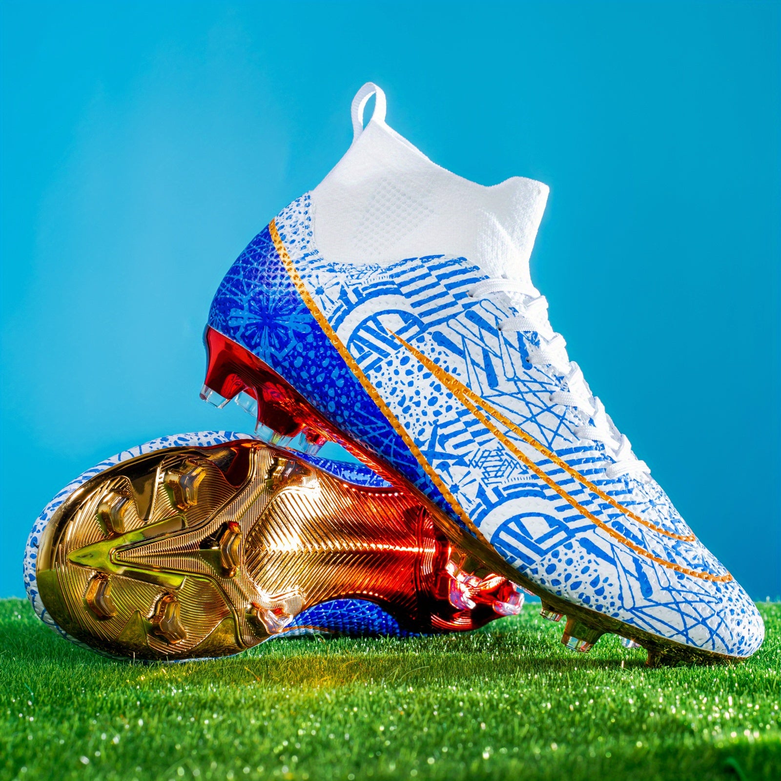 Pro Anti Slip Football Boots for Men - Competition Training & Soccer Games