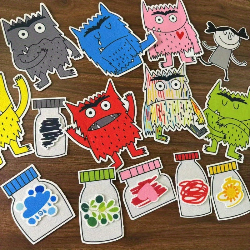 Emotional Monster Felt Board Teacher's Kit