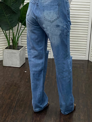  Casual Jeans Women's Plus High Rise Jeans