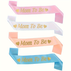 Mom To Be Shoulder Strap Sash Party Favor