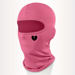 Unisex Windproof Balaclava Hat Heart Broken Pattern Autumn Winter Ski Cold Hat
