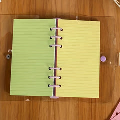 Colorful A6 Loose Leaf Notebook Refill - 50 Sheets
