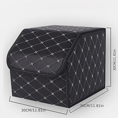 Car Trunk Organizer Storage Box Collapsible Auto Cargo Storage Container