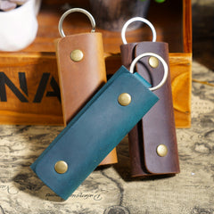 Men's Leather Keychain Bag Key Protection Case