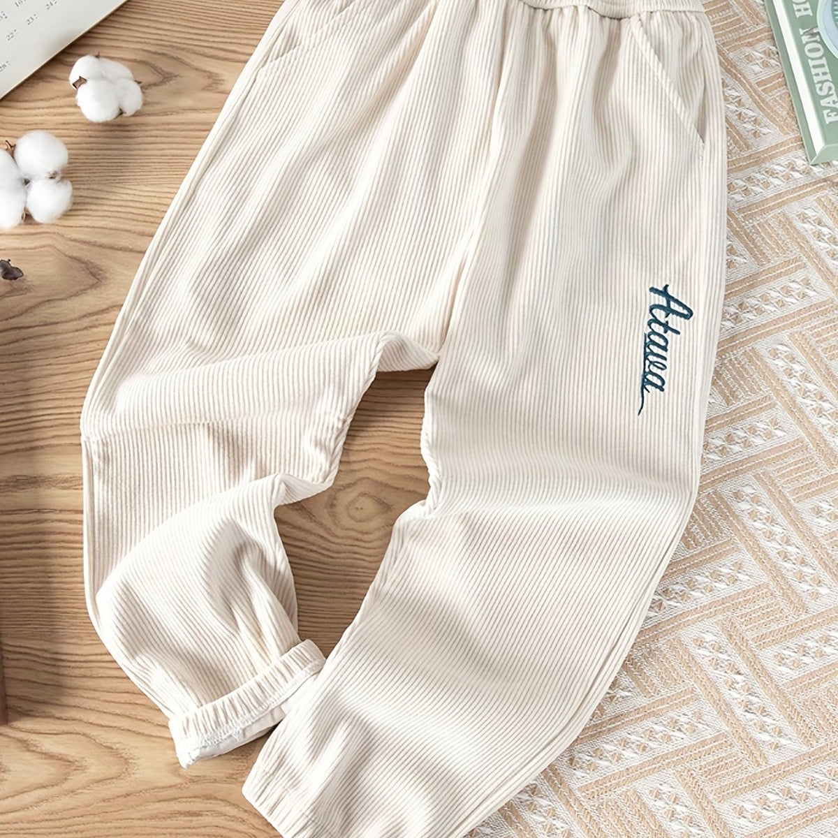 Boys Corduroy Long Pants Spring Autumn Kids Clothes