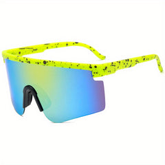 Men's Polarized Square Frame Sunglasses UV Protection