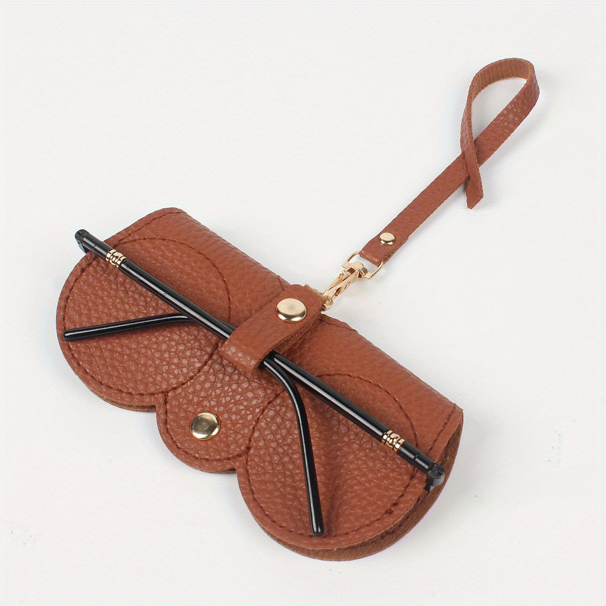 Litchi Embossed Glasses Cover Sunglasses Storage Bag