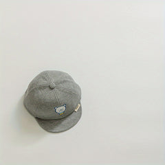 Bear Embroidery Children's Baseball Cap Spring Summer Peaked Cap