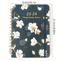A5 Coil Notebook Weekly Planner English Book