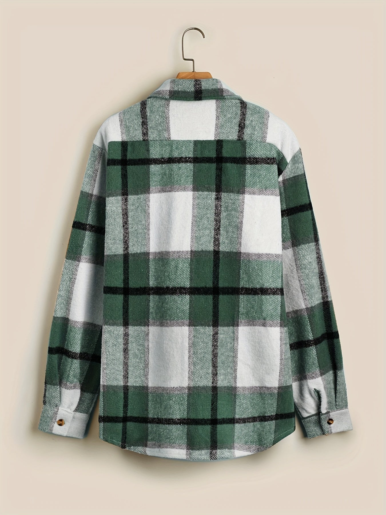 Men's Vintage Plaid Jacket for Spring Fall