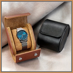 PU Leather Watch Storage Box Dustproof Mechanical Watch Box Portable Display Box